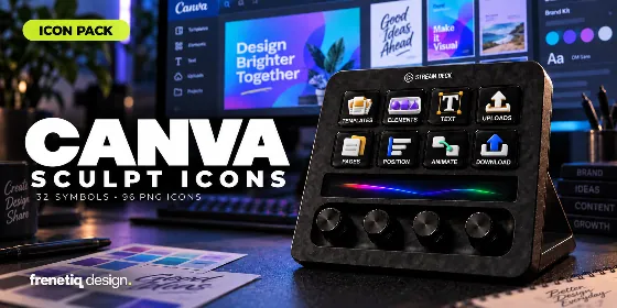 Canva Sculpt Icons cover
