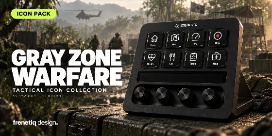 Gray Grid Tactical Icons cover
