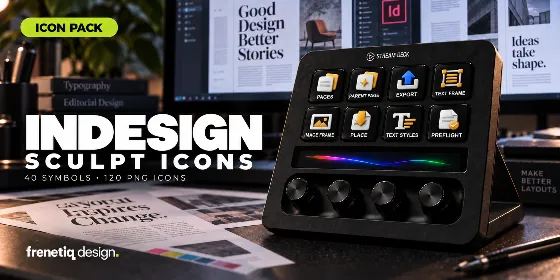 InDesign Sculpt Icons cover