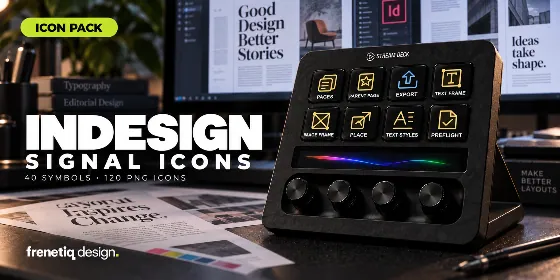 InDesign Signal Icons cover