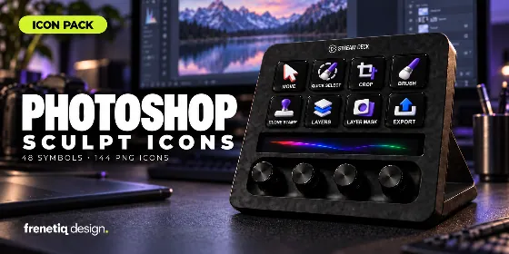 Photoshop Sculpt Icons cover