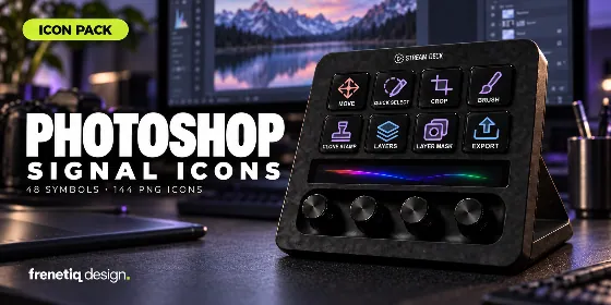 Photoshop Signal Icons cover