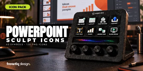PowerPoint Sculpt Icons cover