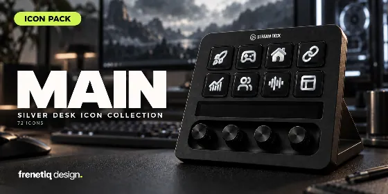 Silver Desk Icons cover