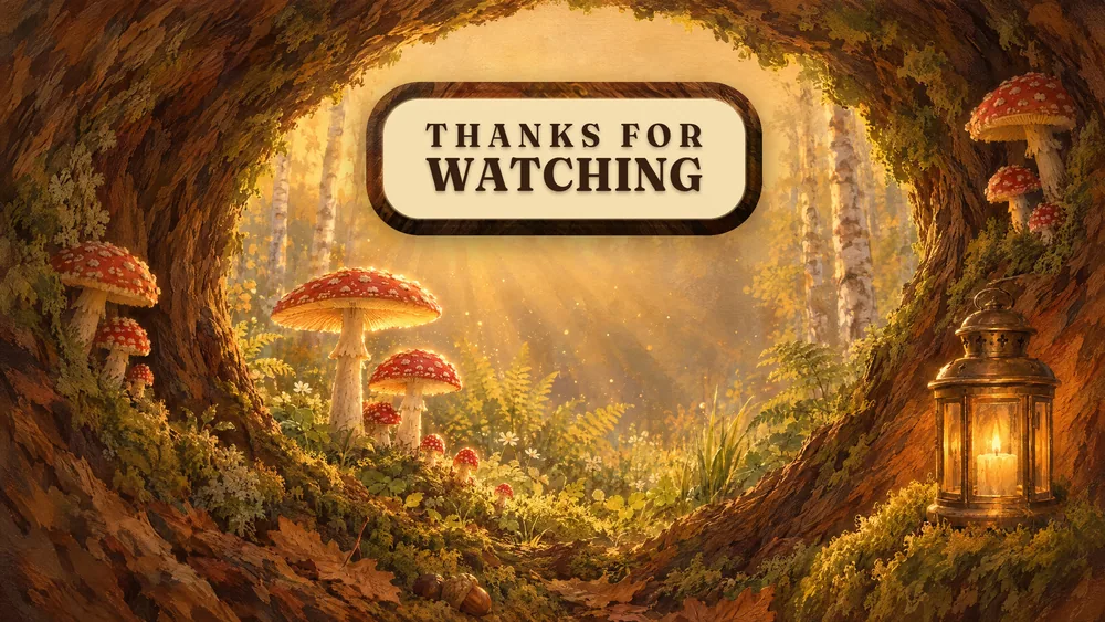 Mushroom Forest Stream Ending scene