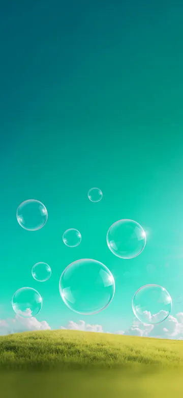 Frutiger Aero Lagoon Lock Screen wallpaper