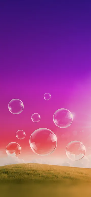 Frutiger Aero Sunset Lock Screen wallpaper
