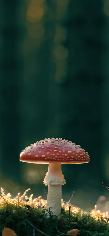 Mushroom Walnut Home Screen wallpaper