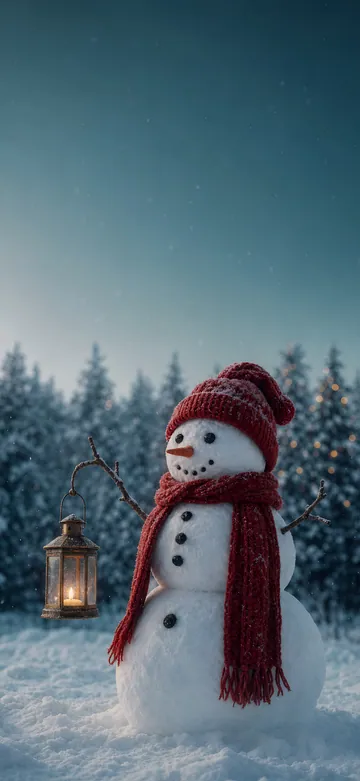 Snowy Frost Lock Screen wallpaper