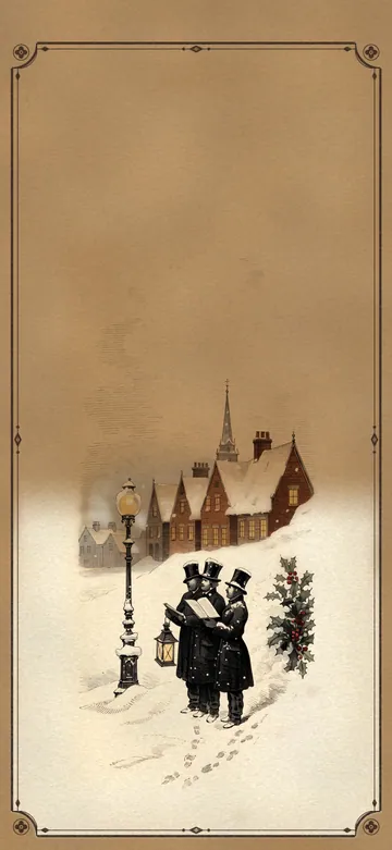 Victorian Christmas Home Screen wallpaper